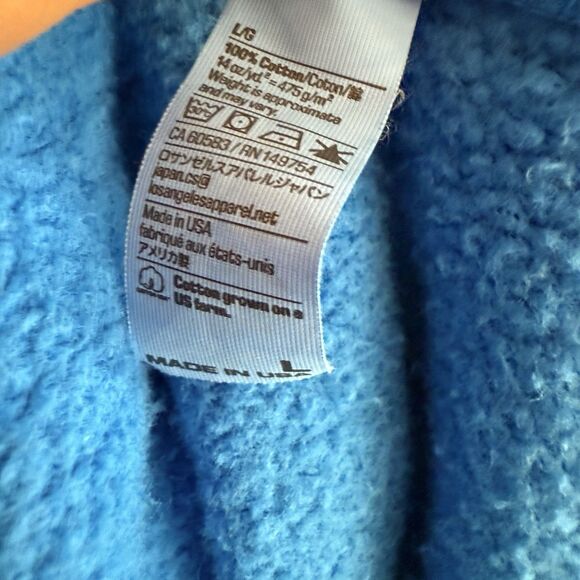 RARE 1st Run Kevin Abstract Video Store Blue&Yellow Mega Puff Hoodie Sweatshirt - Picture 6 of 8